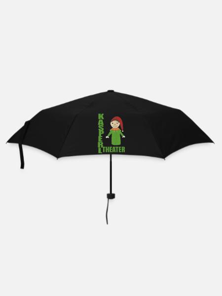 KASPERLTHEATER - Regenschirm (klein) - Schwarz