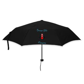 MAMAN,FÊTE DES MÈRES,BONNE FÊTE MAMAN,JE T'AIME - Parapluie standard - noir - Devant