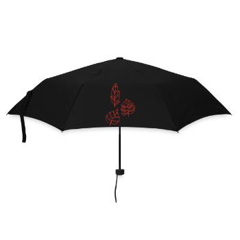 Sketch of nature (red) - Umbrella (small) - black - Front