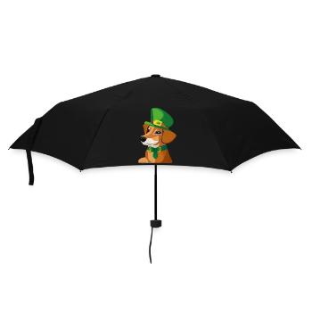 Propriétaires de chiens Chiens St Patrick Day Chien Dog Love - Parapluie standard - noir - Devant