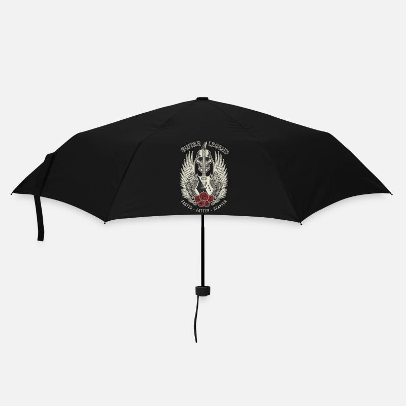 GITARREN-LEGENDE - Regenschirm (klein) - Schwarz