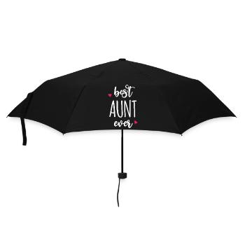 Beste Tante aller Zeiten - Regenschirm (klein) - Schwarz - Vorne