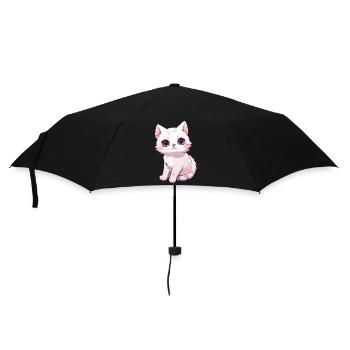 Baby Cat - Umbrella (small) - black - Front
