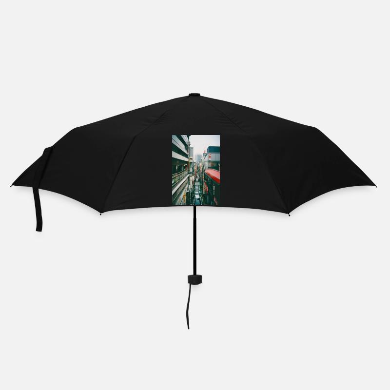 Tokyo IV - Regenschirm (klein) - Schwarz