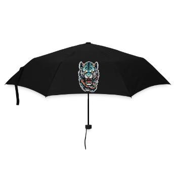 Tiger Japanese tattoo - Umbrella (small) - black - Front