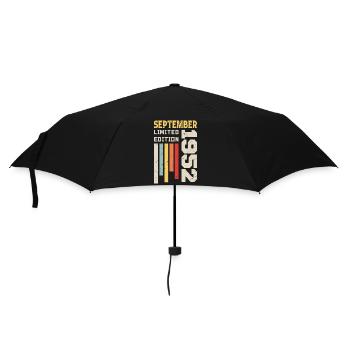 Septembre 1952 Cadeau anniversaire Septembre 1952 - Parapluie standard - noir - Devant