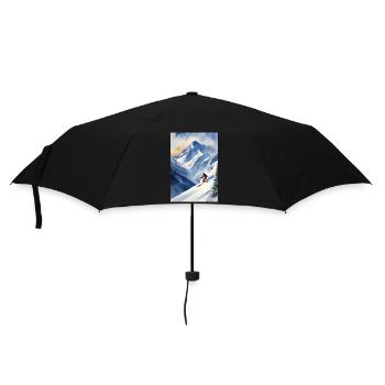 Ski II - Regenschirm (klein) - Schwarz - Vorne