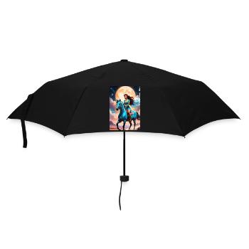 personalized design mother's gift - Umbrella (small) - black - Front