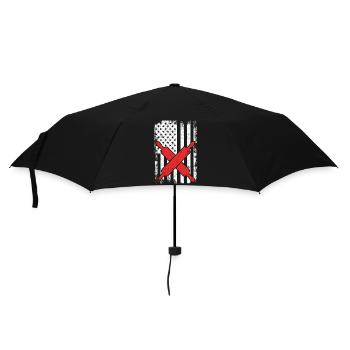 US Flag Baker - Umbrella (small) - black - Front