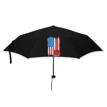 Banjo 4th of July USA - Umbrella (small) - black - Front