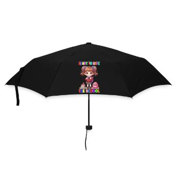 Ready to rule the school - Regenschirm (klein) - Schwarz - Vorne