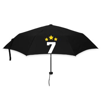 7 ans étoile - cadeau de 7e anniversaire - Parapluie standard - noir - Devant