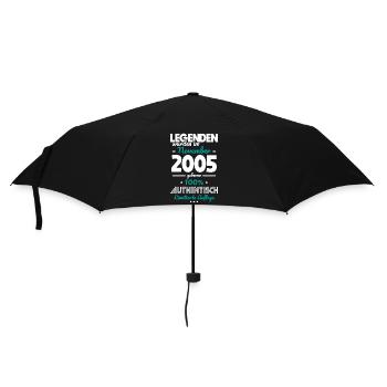 20th Birthday - Legends were made in November 2005 - Umbrella (small) - black - Front