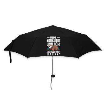 My Motivation and Me - Separated Sloth - Umbrella (small) - black - Front