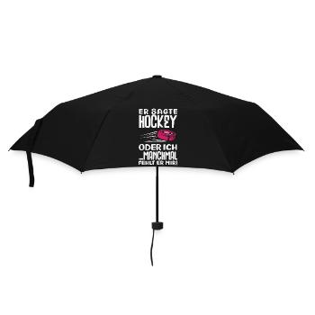 Cadeau drôle de joueur de hockey - Parapluie standard - noir - Devant