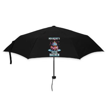 Baking Baker Baking Queen Baking Fairy Cake Cake - Umbrella (small) - black - Front