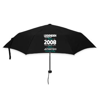 18e anniversaire - Les légendes ont été créées en mars 2008 - Parapluie standard - noir - Devant
