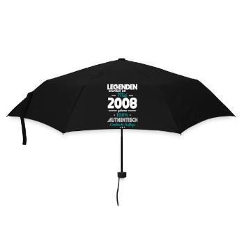 18. Geburtstag - Legenden wurden im Mai 2008 - Regenschirm (klein) - Schwarz - Vorne