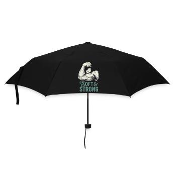 Strong and Soft - Umbrella (small) - black - Front