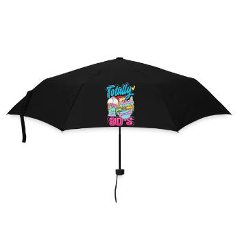 Retro Back to the 80s Vintage Design - Umbrella (small) - black - Front