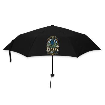 Art déco paon chaotique et élégant - Parapluie standard - noir - Devant