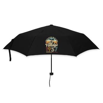 Vintage 1957 Vintage Anniversaire Rétro Cadeau - Parapluie standard - noir - Devant