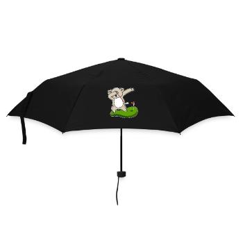 dab dabbing koala golf cute gift baby animal - Umbrella (small) - black - Front