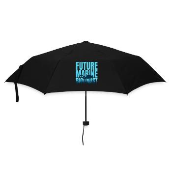 Future Marine Biologist Ocean Student Scientist - Regenschirm (klein) - Schwarz - Vorne