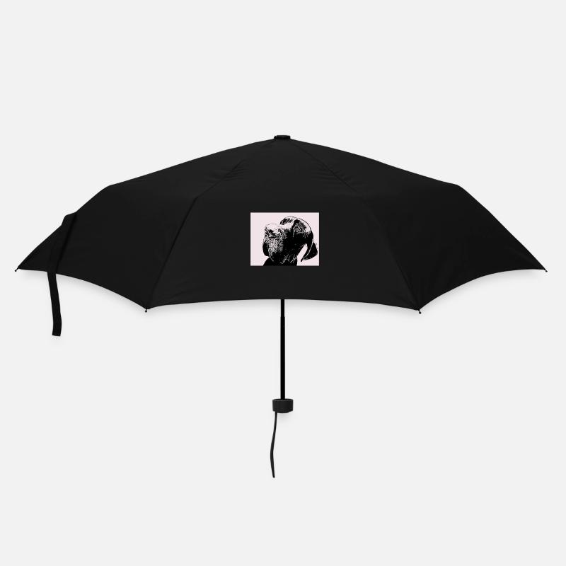 Deutsche Dogge - Regenschirm (klein) - Schwarz