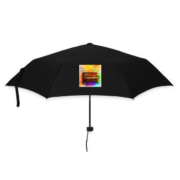 Piano kunterbunt - Regenschirm (klein) - Schwarz - Vorne