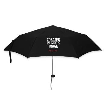 Created in God's Image Est 2011 - Umbrella (small) - black - Front