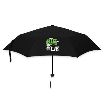 I Like Big Putts And I Cannot Lie Golf Golfing - Regenschirm (klein) - Schwarz - Vorne