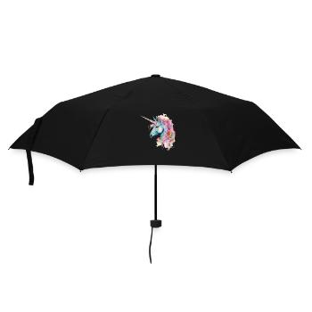 Unicorn Magic Fantasy Fable Colorful Colors Art - Umbrella (small) - black - Front