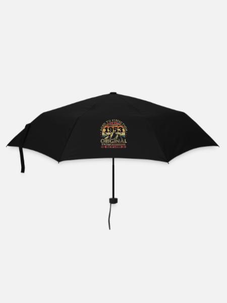 Vintage Original 1953 Vintage Cadeau Anniversaire - Parapluie standard - noir