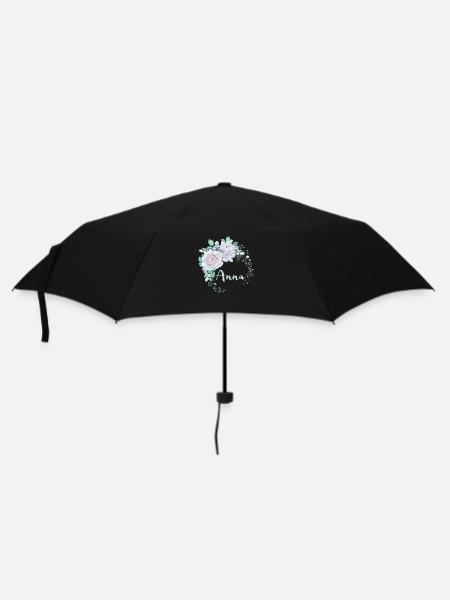 Für Anna - Regenschirm (klein) - Schwarz