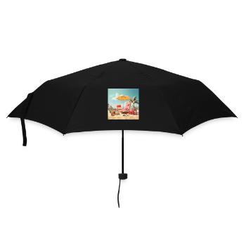Holiday Joy Trend Shirt - Umbrella (small) - black - Front