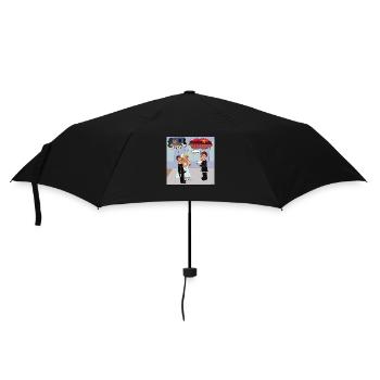 Hochzeit - Regenschirm (klein) - Schwarz - Vorne