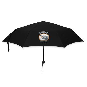 Papa skieur - Parapluie standard - noir - Devant