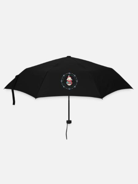Snowman Social Worker - Umbrella (small) - black