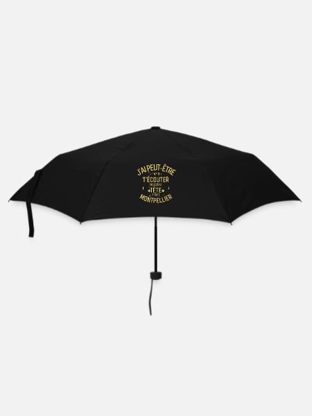 Dans ma Tête je suis à Montpellier - Parapluie standard - noir