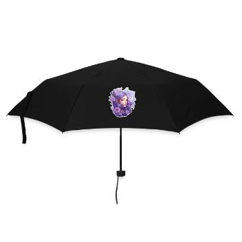 Violetta Lavender - Umbrella (small) - black - Front