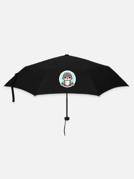 Sea Lion Lover - Umbrella (small) - black