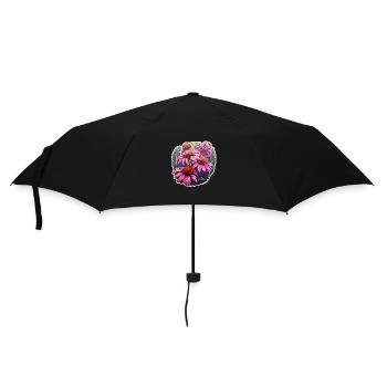 Plante d’échinacée 5 fleurs - Parapluie standard - noir - Devant