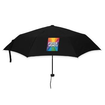 LGBTQ Pride Month - Regenschirm (klein) - Schwarz - Vorne
