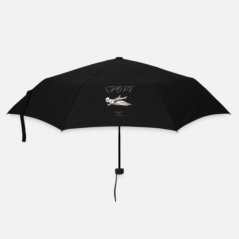 Natation papillon - Parapluie standard - noir