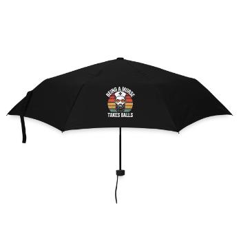 Humor for care heroes - Umbrella (small) - black - Front
