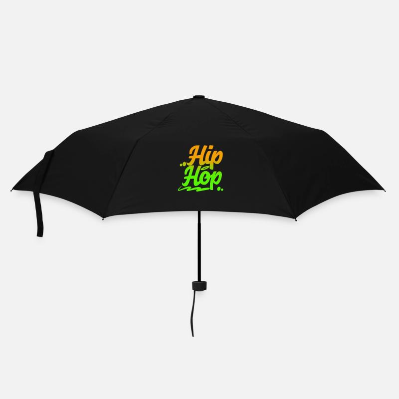 Hip Hop - Regenschirm (klein) - Schwarz
