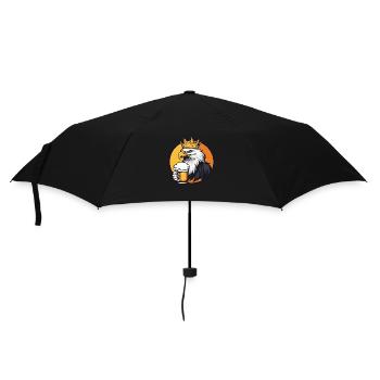 Adler Bier - Regenschirm (klein) - Schwarz - Vorne