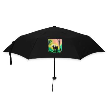 help_for_elephants_02 - Regenschirm (klein) - Schwarz - Vorne