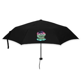 Plage d’Ibiza 2025 - Parapluie standard - noir - Devant